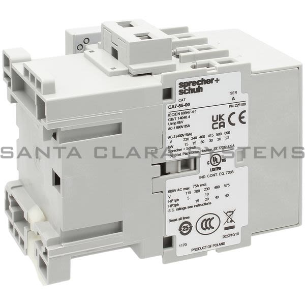 Sprecher+Schuh CA7-55-10-120 Contactor Product Image