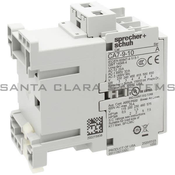 Sprecher+Schuh CA7-9-10-120 Contactor Product Image
