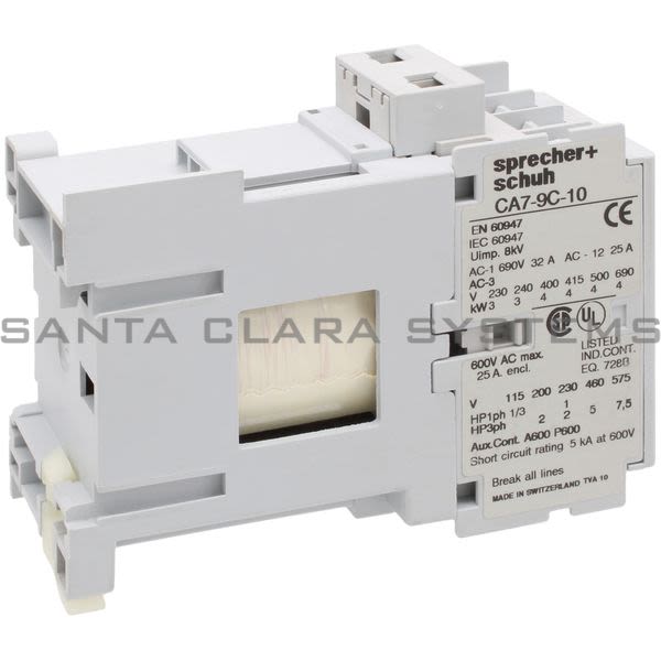 Sprecher+Schuh CA7-9C-10-24D Contactor Product Image