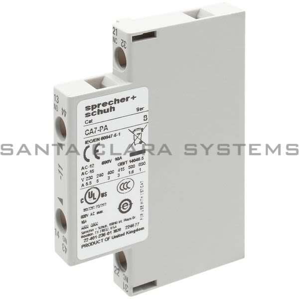 Sprecher+Schuh CA7-PA-11 Auxiliary Contact Product Image