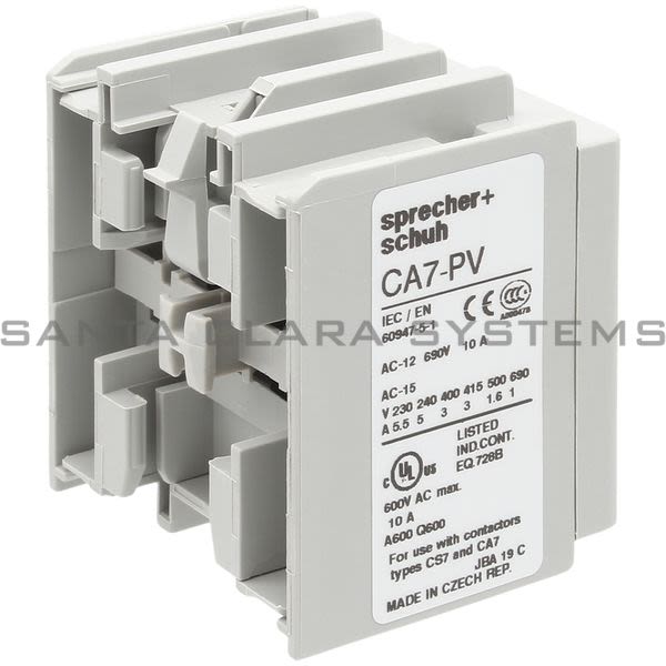 Sprecher+Schuh CA7-PV-22 Auxiliary Contact Product Image