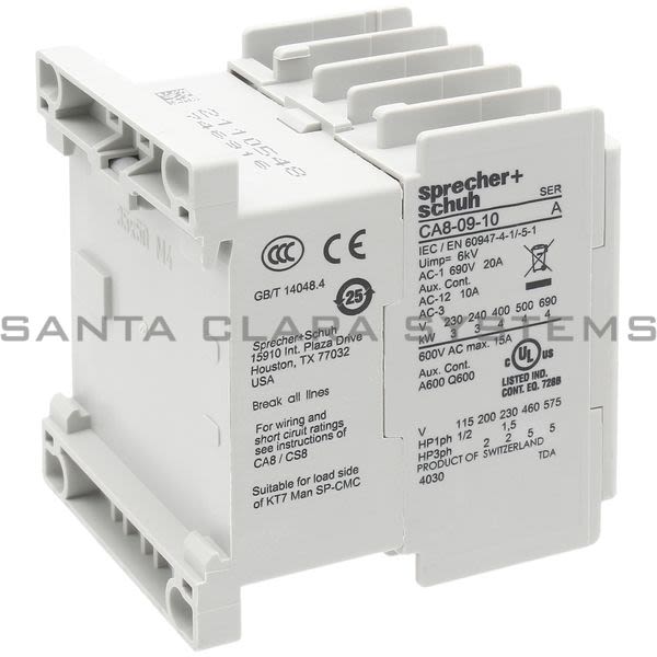 Sprecher+Schuh CA8-09-10-120 Miniature Contactor Product Image