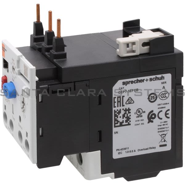 Sprecher+Schuh CEP7-1EFCB Overload Relay Product Image
