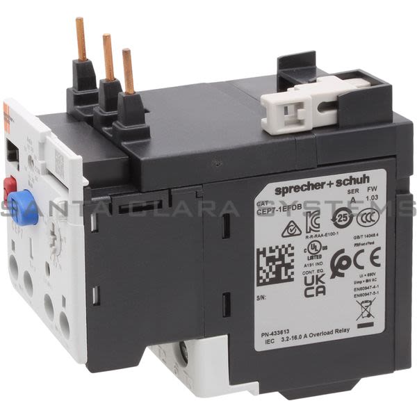 Sprecher+Schuh CEP7-1EFDB Overload Relay Product Image