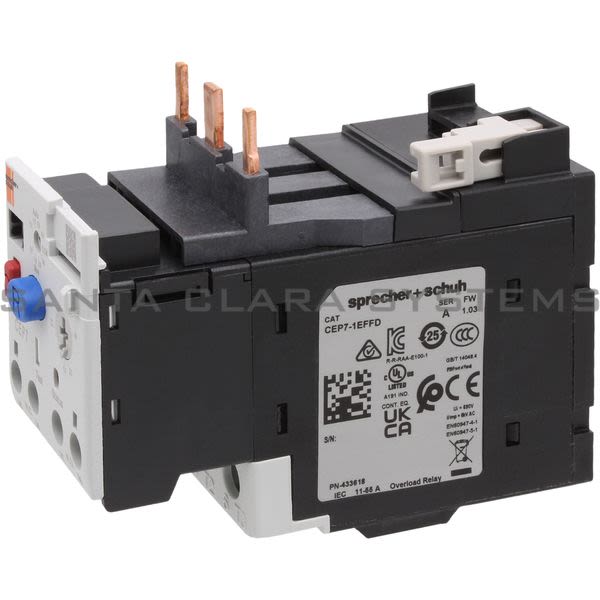 Sprecher+Schuh CEP7-1EFFD Overload Relay Product Image