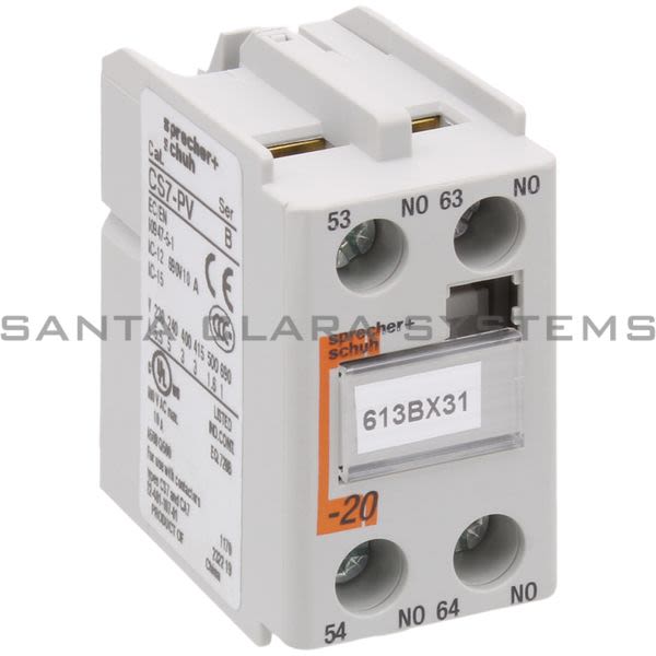 Sprecher+Schuh CS7-PV-20 Auxiliary Contact Product Image