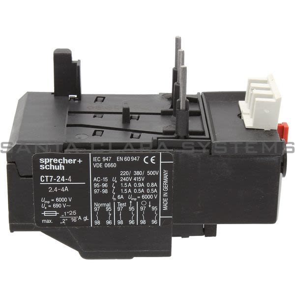 Sprecher+Schuh CT7-24-4 Relay Overload Product Image