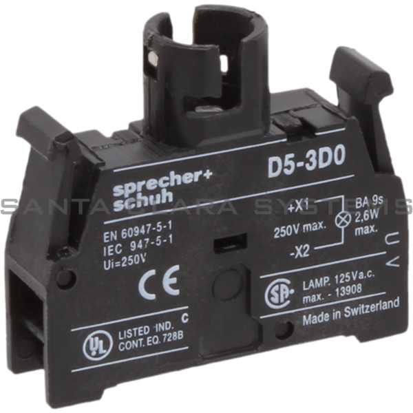 Sprecher+Schuh D5-3D0 Pilot Lamp Module Product Image
