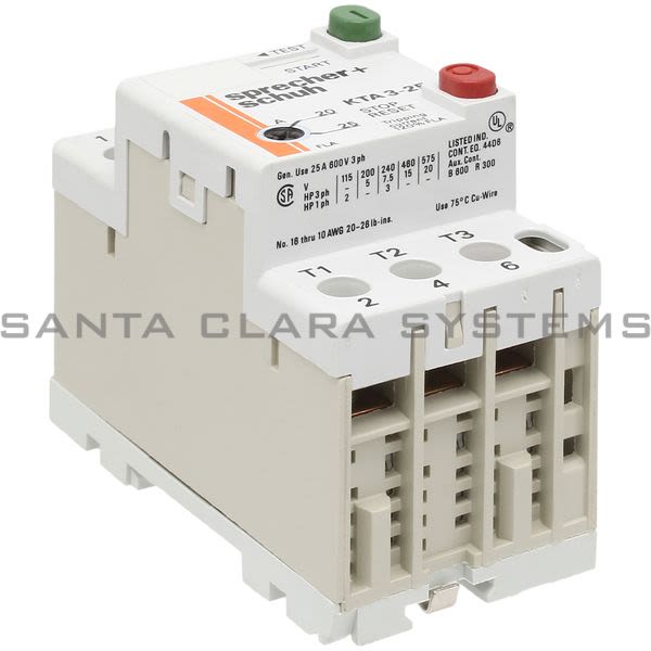 Sprecher+Schuh KTA3-25-25A Motor Circuit Controller Product Image