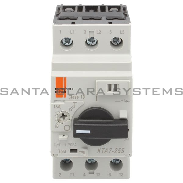 Sprecher+Schuh KTA7-25S-16A Circuit Breaker 10-16A Product Image