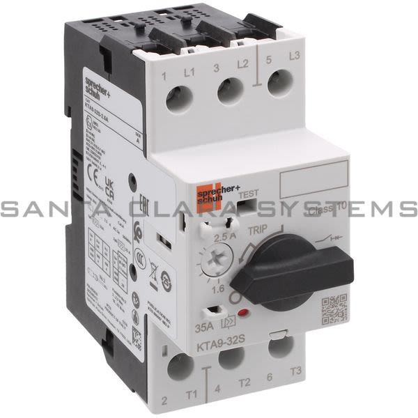 Sprecher+Schuh KTA9-32S-2.5A Circuit Breaker Product Image