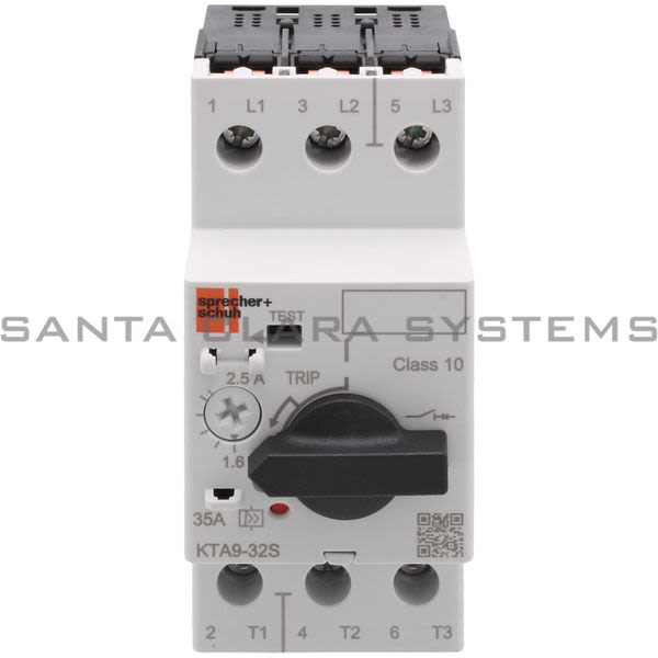 Sprecher+Schuh KTA9-32S-2.5A Circuit Breaker Product Image