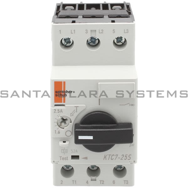 Sprecher+Schuh KTC7-25S-2.5 Circuit Breaker Product Image