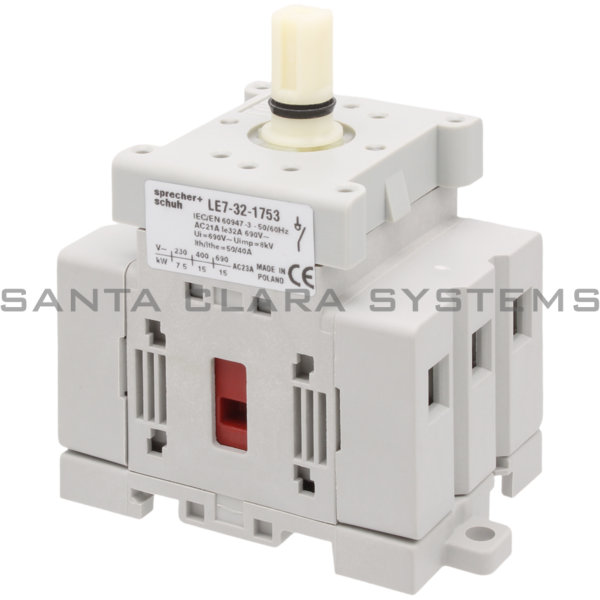 Sprecher+Schuh LE7-32-1753 Motor Disconnect Switch Product Image