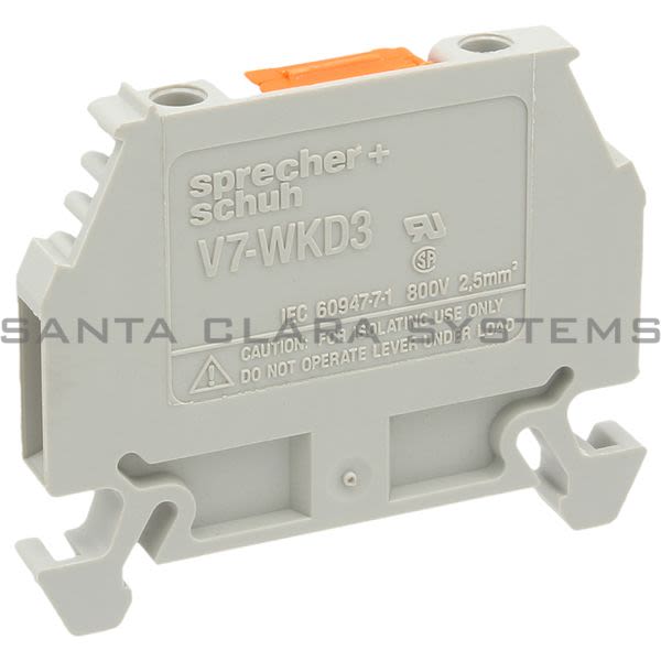 Sprecher+Schuh V7-WKD3 Terminal Block Product Image