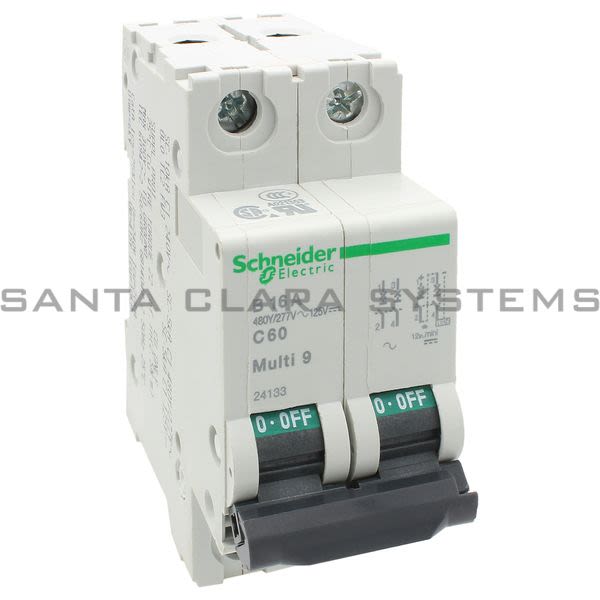 Square D 24133 Circuit Breaker | 2-Pole B 16A C60 Multi 9 Product Image