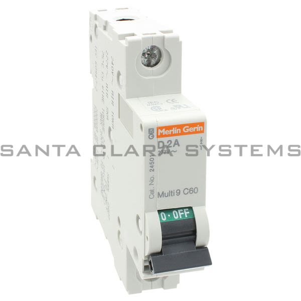 Square D 24501 Supplentary Protector C60N 2A Type D Product Image