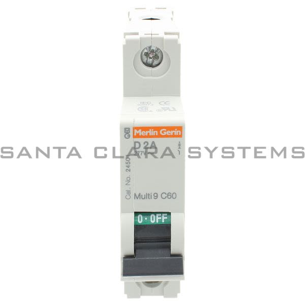 Square D 24501 Supplentary Protector C60N 2A Type D Product Image