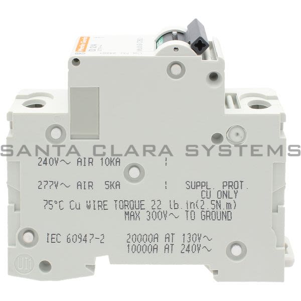 Square D 24501 Supplentary Protector C60N 2A Type D Product Image