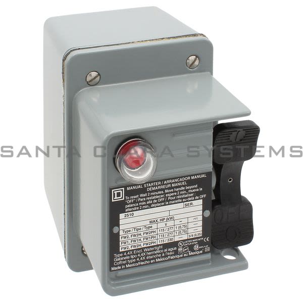Square D 2510-FW1P Manual Starter Product Image