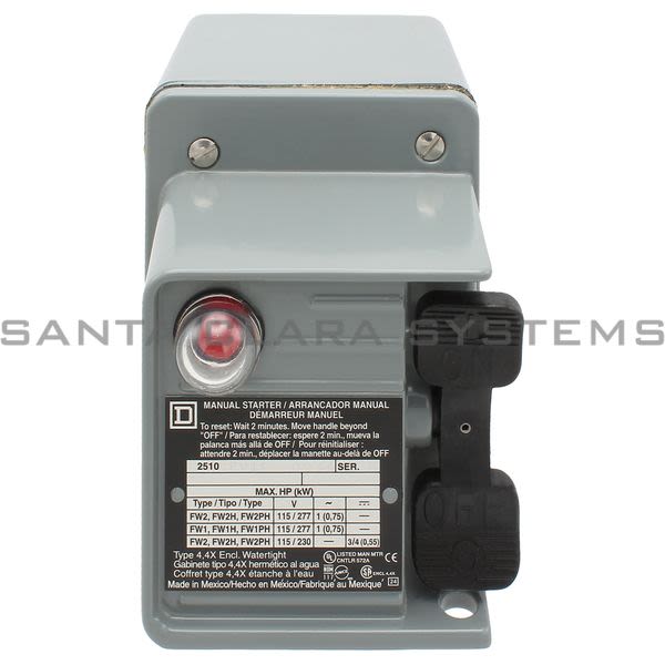 Square D 2510-FW1P Manual Starter Product Image