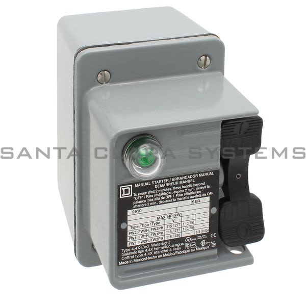 Square D 2510-FW1PG Manual Starter Product Image