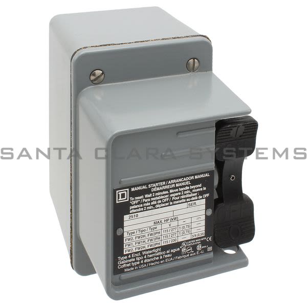 Square D 2510-FW2 Fhp Manual Starter Product Image