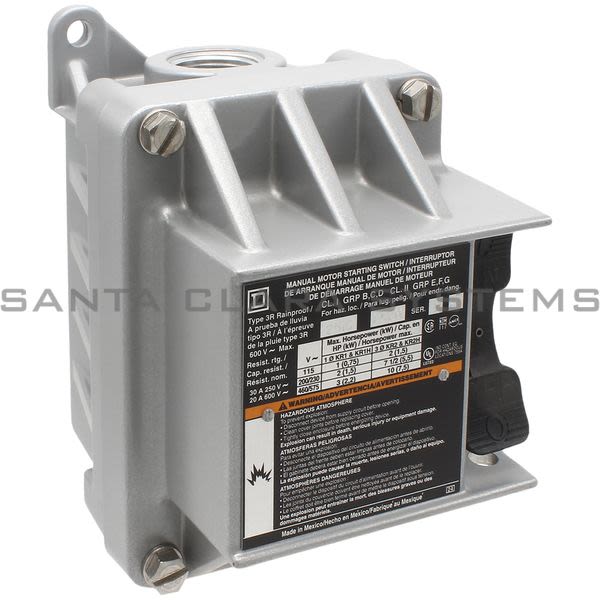 Square D 2510-KR2H Manual Switch Product Image