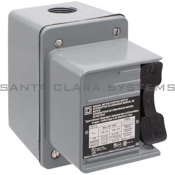 Square D 2510-KW1H Manual Switch Product Image
