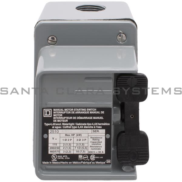 Square D 2510-KW1H Manual Switch Product Image