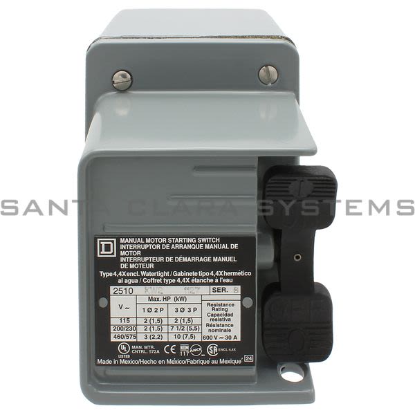 Square D 2510-KW2 Manual Switch Product Image