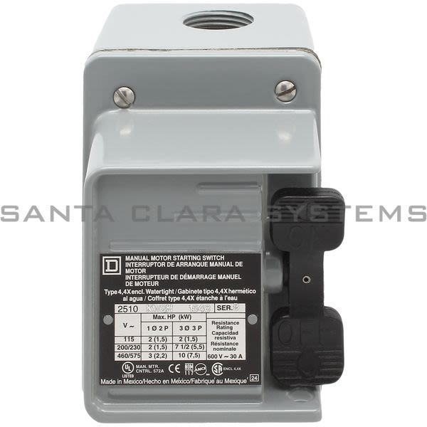 Square D 2510-KW2H Manual Switch Product Image
