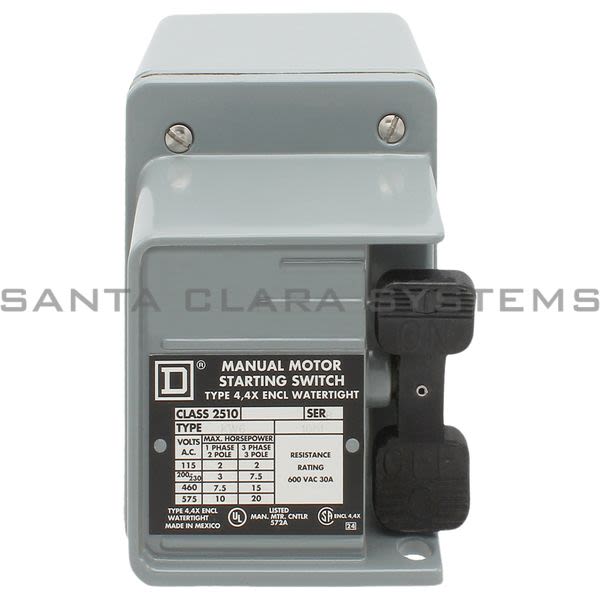 Square D 2510-KW6 Manual Switch Product Image