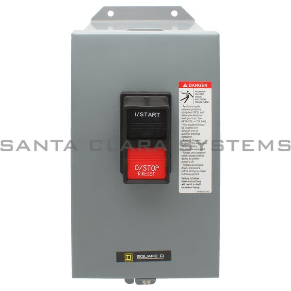 Square D 2510-MBA2 AC Manual Starter NEMA 12 Product Image