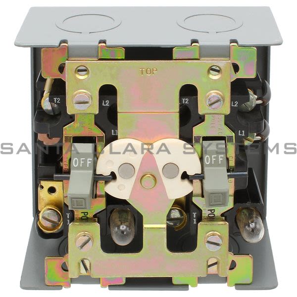 Square D 2512-FG11P 2-SPEED Manual Starter 55480 Product Image