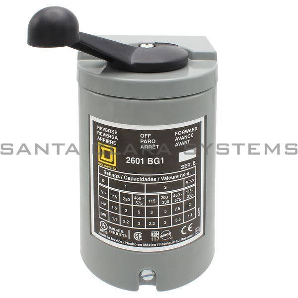 Square D 2601-BG1 Reversing Drum Switch Product Image