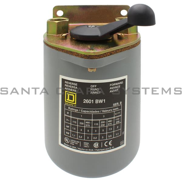 Square D 2601-BW1 Reversing Drum Switch Product Image