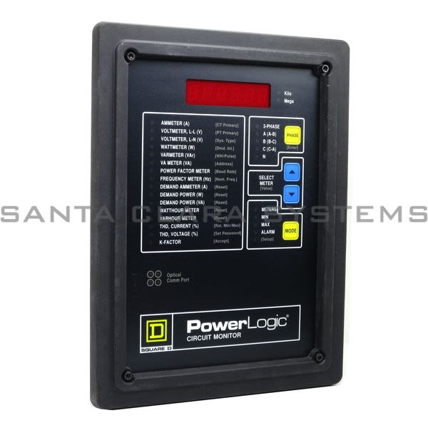 Square D 3020-CM2150 PowerLogic Circuit Monitor Product Image
