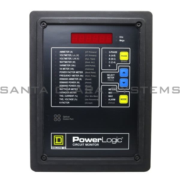 Square D 3020-CM2150 PowerLogic Circuit Monitor Product Image