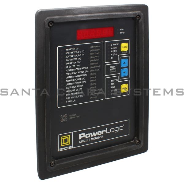 Square D 3020-CM2452 PowerLogic Circuit Monitor Product Image