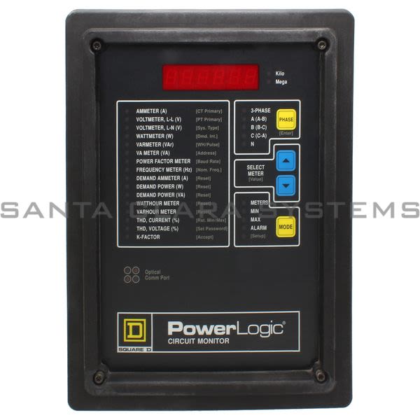 Square D 3020-CM2452 PowerLogic Circuit Monitor Product Image