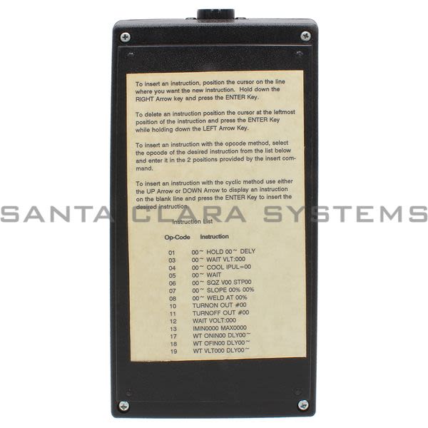 Square D 3898-001 Hand Held Data Entry Panel Model ".H.H.m" Product Image