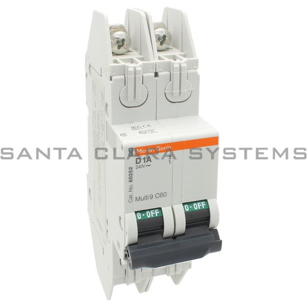 Square D 60252 Miniture Circutit Breaker Product Image
