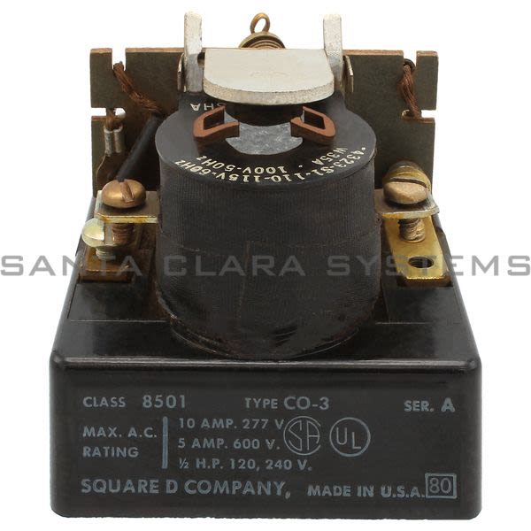 Square D 8501-CO3V20 Relay Product Image