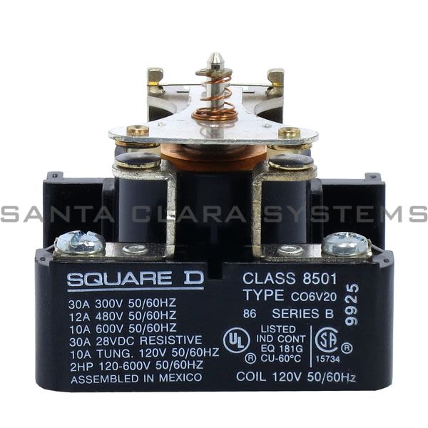 Square D 8501-CO6V20 Power Relay Product Image