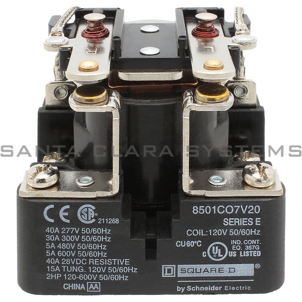 Square D 8501-CO7V20 Relay Product Image