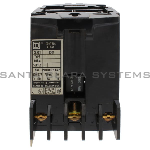 Square D 8501-GO20V02 AC Control Relay Product Image