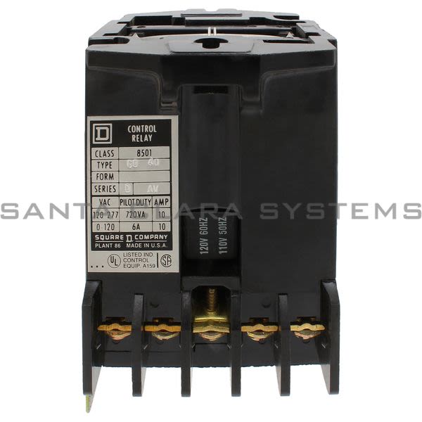 Square D 8501-GO40V02 Control Relay Product Image