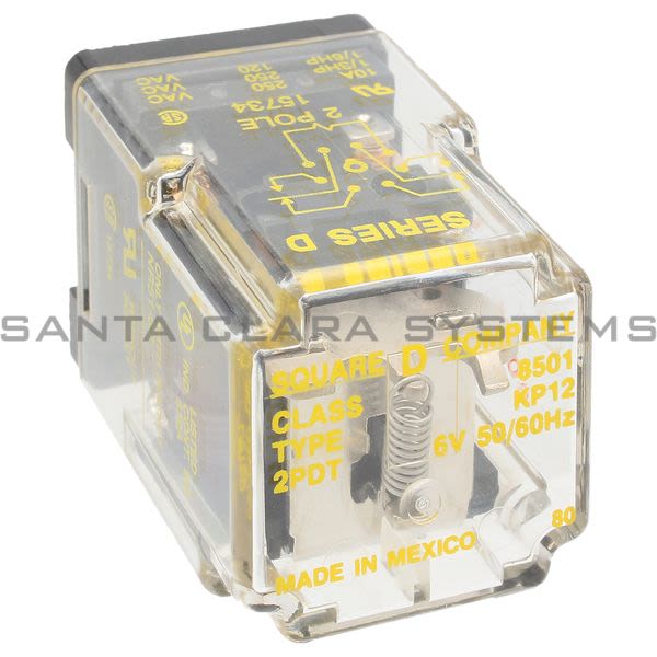 Square D 8501-KP12-6VDC Relay Product Image