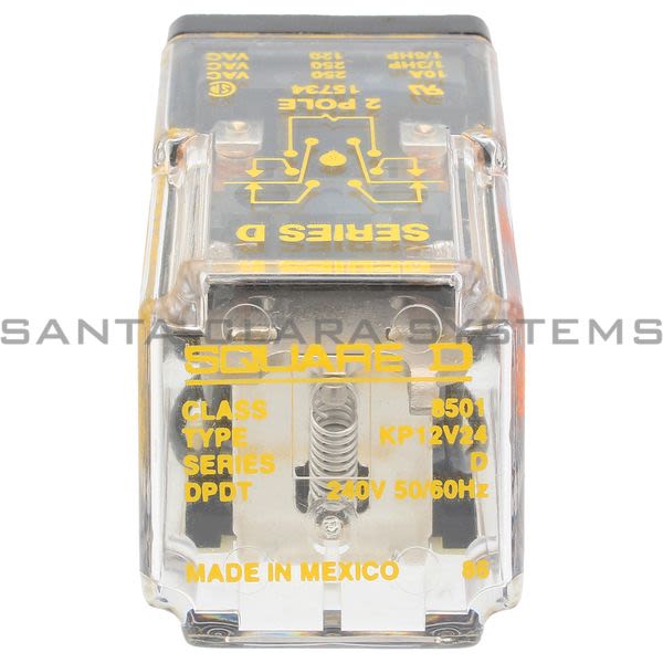 8501KP12V24 Square D Relay Santa Clara Systems